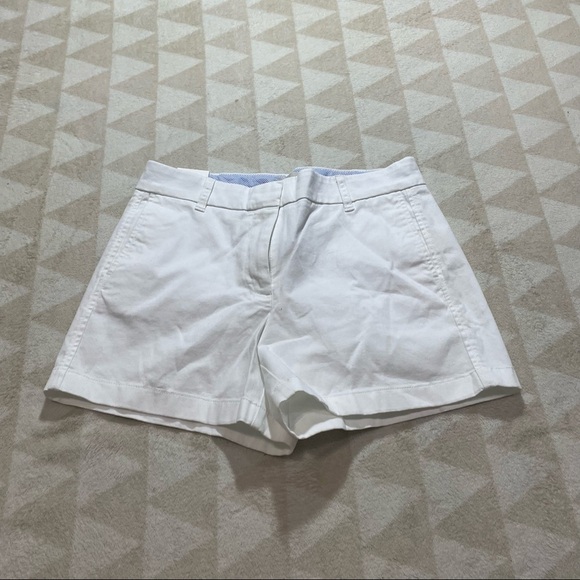 J crew 4” stretch chino shorts solid white - Picture 2 of 4
